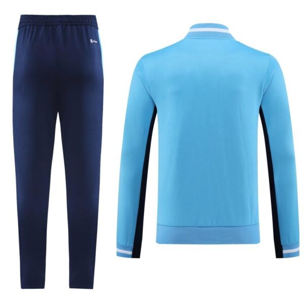 2023 Adidas Sky Blue Black Full Zipper Jacket +Pants - Image 18
