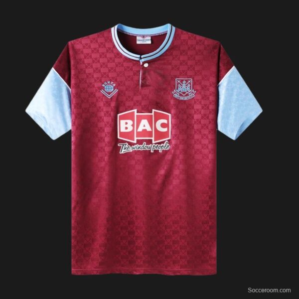Retro 89/90 West Ham United Home Jersey - Image 10