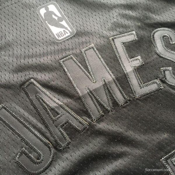 Men's LeBron James Gray Retro Classic Team Jersey - Image 10
