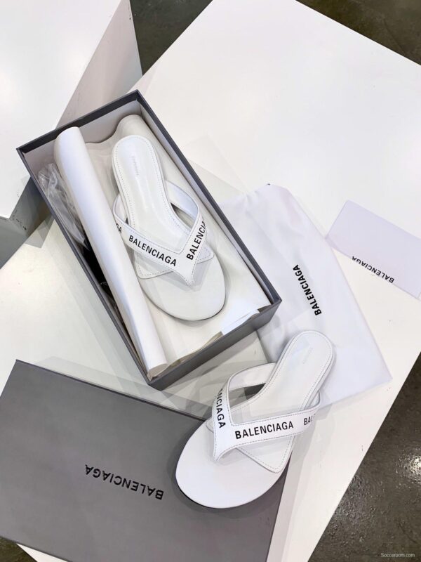 3 Color Men/Women Balenciaga Slipper White/Black/Silver - Image 15