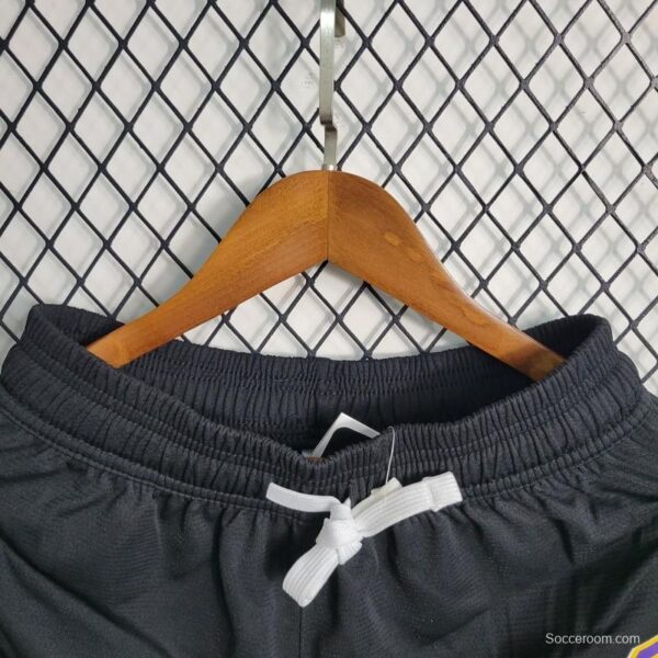 23 24 NBA Lakers Black Shorts - Image 2
