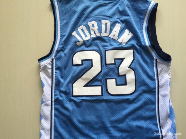 Michael Jordan 23 North Carolina College Basketball Jersey With AJ Logo - Image 2
