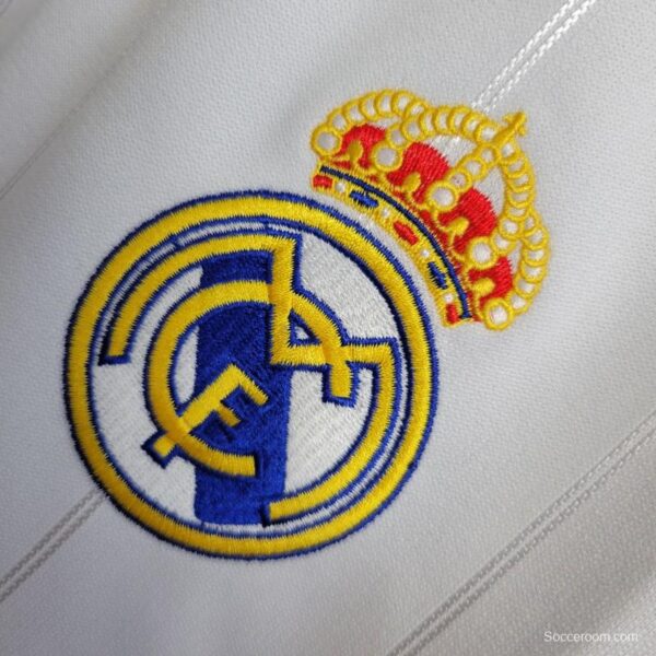 Retro Long Sleeve Retro 12/13 Real Madrid Home Jersey - Image 8