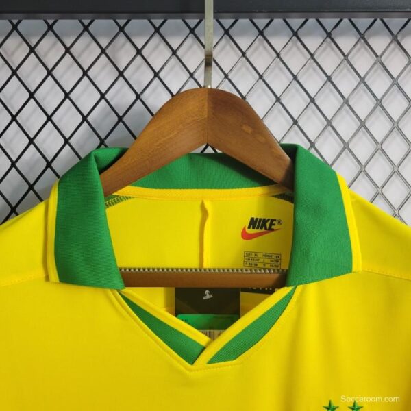 Retro 1997 Brazil Home Jersey - Image 8