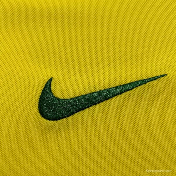 Retro 2002 Brazil Home Soccer Jersey - Image 9