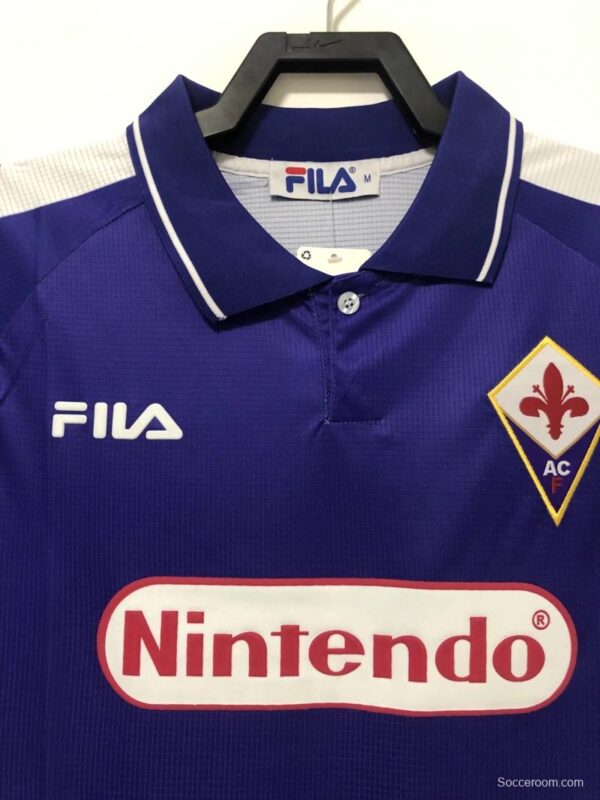 Retro 98/99 Fiorentina Home Soccer Jersey - Image 8