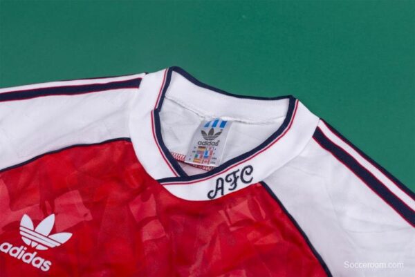 Retro 90/92 Arsenal Home Soccer Jersey - Image 6