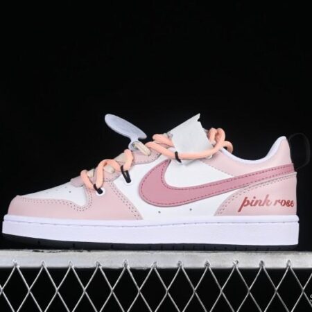 Nike Court Borough Low 2 GS Pink Rose Low-Top Sneakers