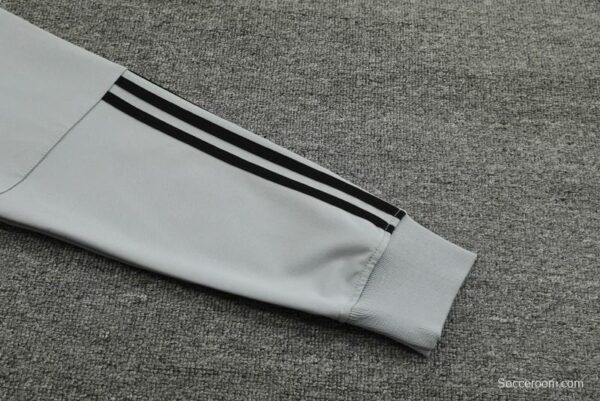 23/24 Inter Miami Grey Half Zipper Hoodie Jacket+Pants - Image 5