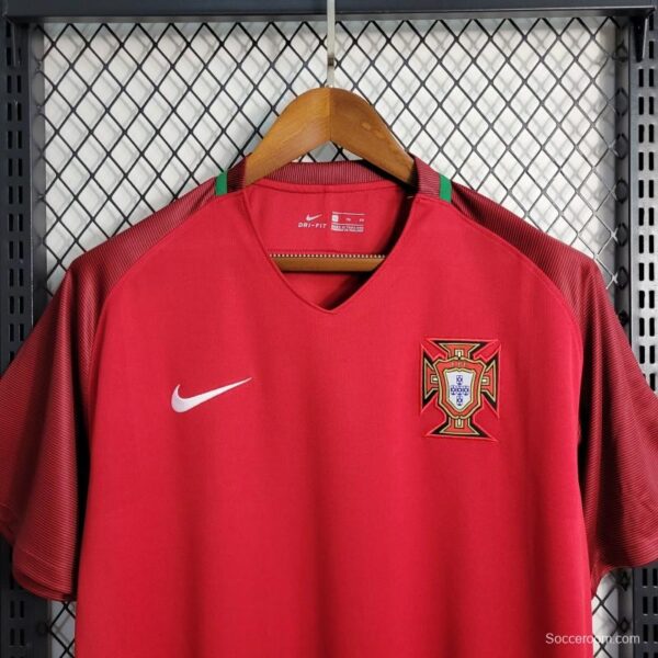 Retro 2016 Portugal Home Jersey - Image 3