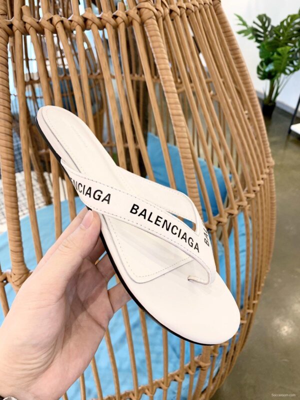 3 Color Men/Women Balenciaga Slipper White/Black/Silver - Image 12