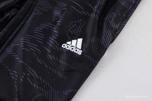2023 Manchester United Dark Green Half Zipper Tracksuit - Image 4
