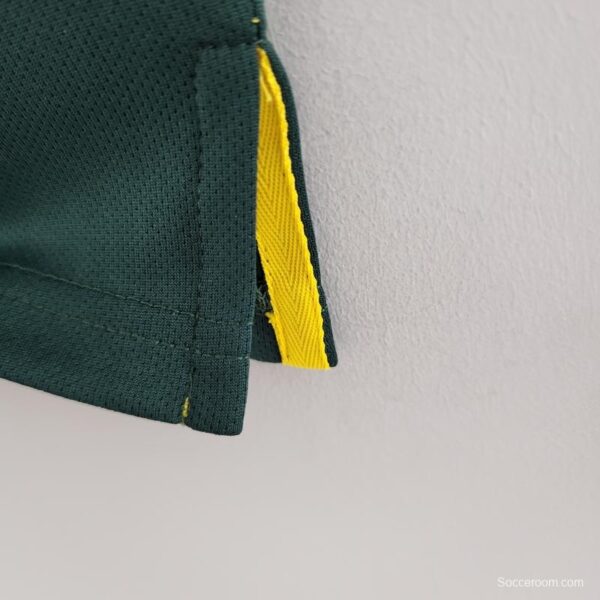 Retro Goalkeeper Brazil 1998 Dark Green Jersey - Image 4