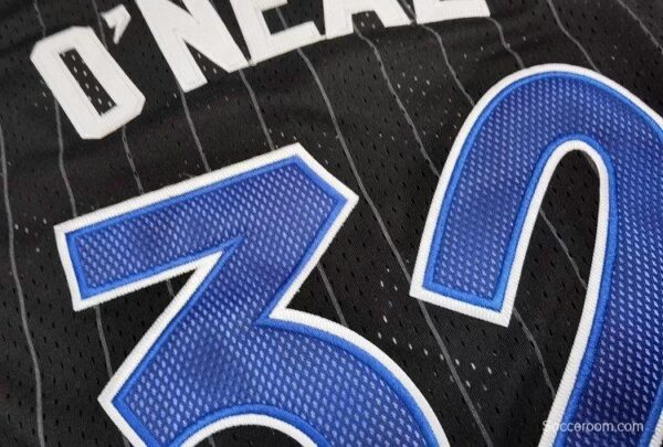 Men's Shaquille O'Neal Black Retro Classic Team Jersey - Image 7