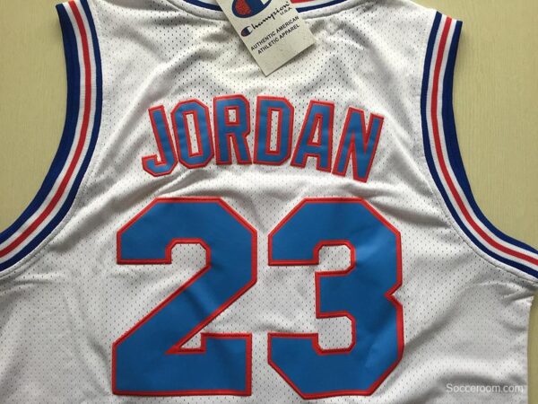 Michael Jordan 23 Movie Edition White Basketball Jersey - Image 6