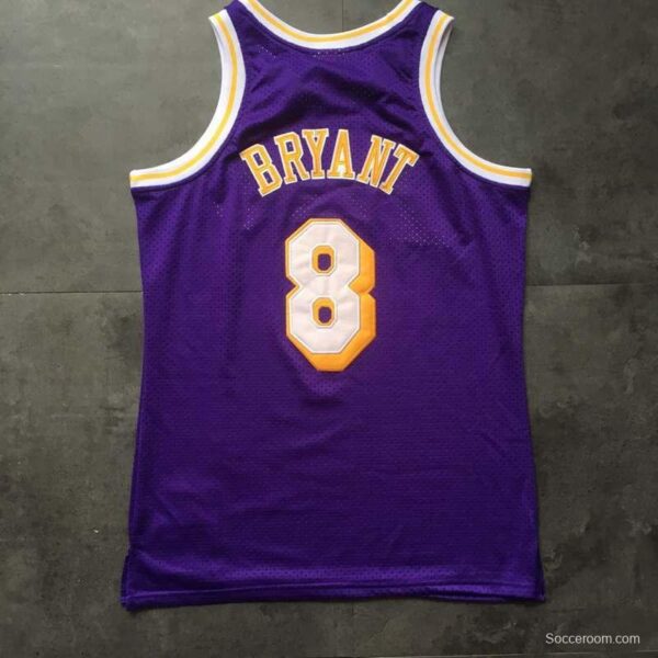 Men's Kobe Bryant Purple Retro Classic Team Jersey - Image 9
