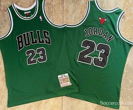 Men's Michael Jordan Green Retro Classic Team Jersey
