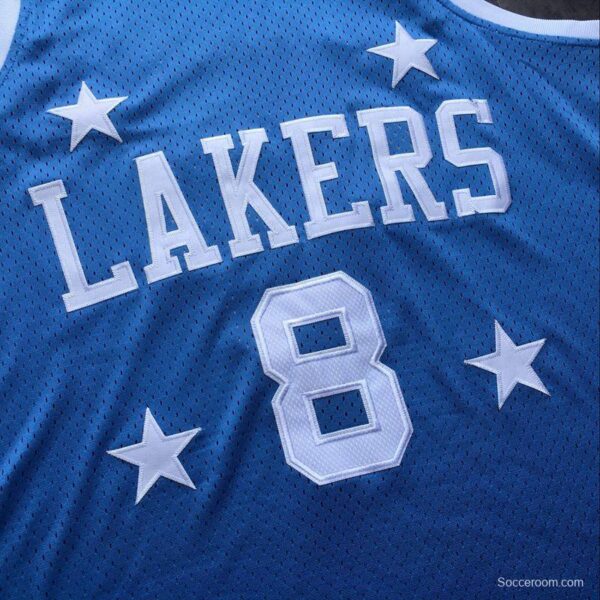 Men's Kobe Bryant Blue Retro Classic Team Jersey - Image 3