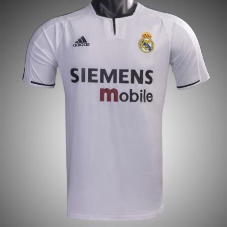 Retro 03/04 Real Madrid Home Jersey