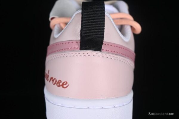 Nike Court Borough Low 2 GS Pink Rose Low-Top Sneakers - Image 10