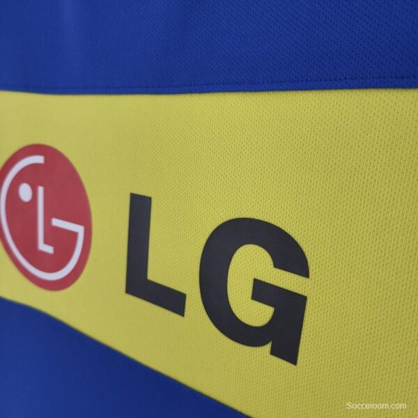 Retro 10/11 Boca Juniors Home Soccer Jersey - Image 6
