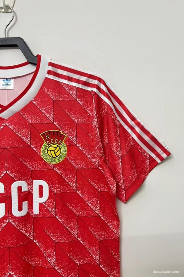 Retro 88/89 USSR Home Soccer Jersey - Image 4