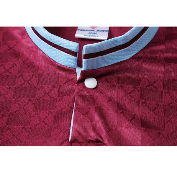 Retro 89/90 West Ham United Home Jersey - Image 8