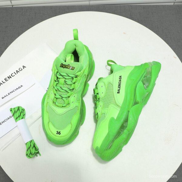Men/Women Balenciaga Triple S Sneaker Green Item 6380380 - Image 2