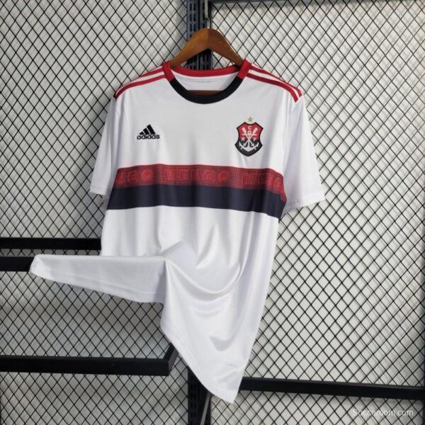 Retro 19-20 Flamengo Away White Jersey - Image 3