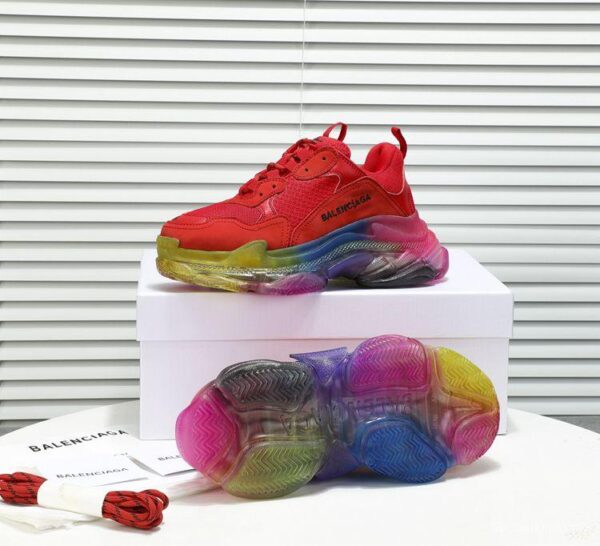 Men/Women Balenciaga Triple S Sneaker Red Item 6380340 - Image 3