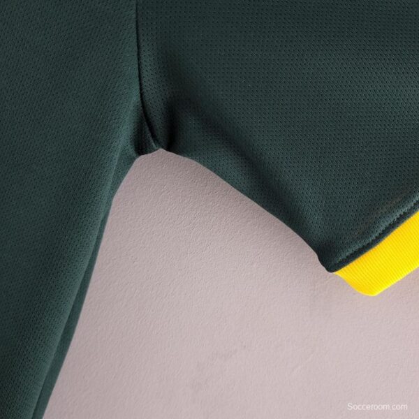 Retro Goalkeeper Brazil 1998 Dark Green Jersey - Image 5