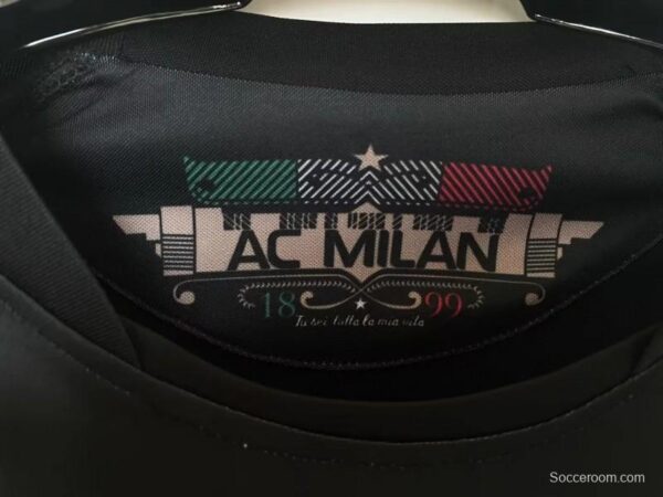 Retro 10/11 AC Milan Third Black Jersey - Image 5