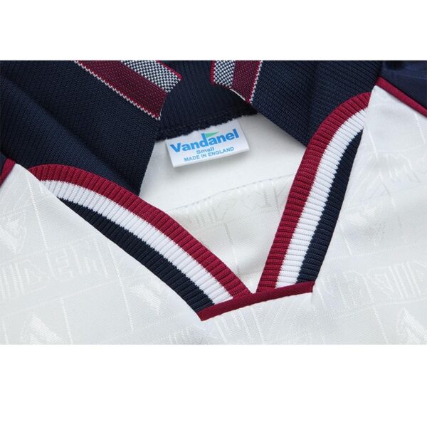 Retro 99/01 West Ham X Iron Maiden Away White Jersey - Image 9