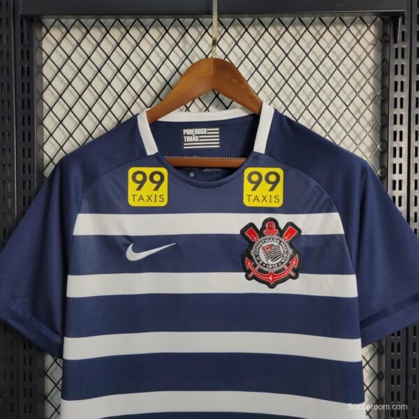 Retro 14-15 Corinthians Third Navy Jersey - Image 8