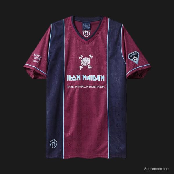 Retro 2011 West Ham United x Iron Maiden Away Jersey - Image 14