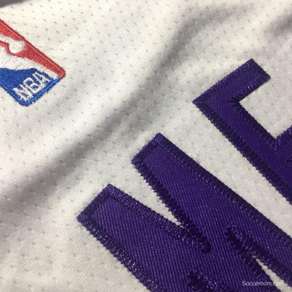 Men's LeBron James White Retro Classic Team Jersey - Image 7