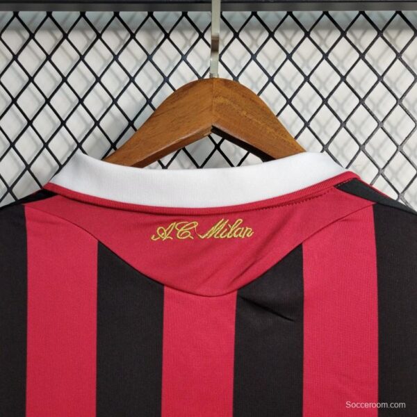 Retro 2009-10 AC Milan Home Jersey - Image 9
