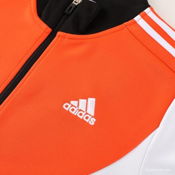 23/24 Adidas Orange/White/Black Full Zipper +Pants - Image 9