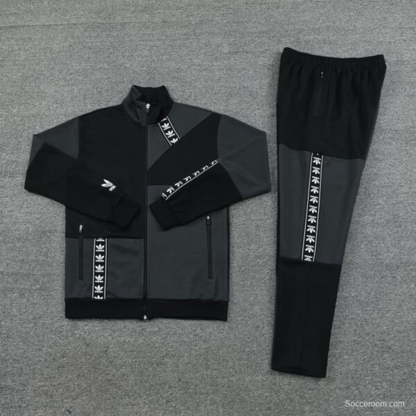 23/24 Adidas Original Black/Grey Full Zipper +Pants - Image 12