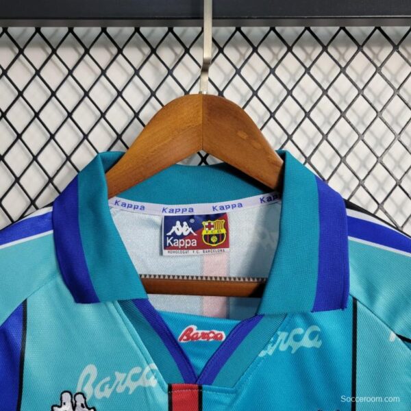 Retro 1995-97 Barcelona Away Jersey - Image 6