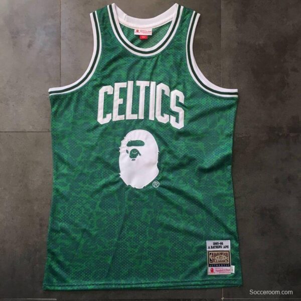 Men's BAPE Green Retro Classic Team Jersey - Image 5