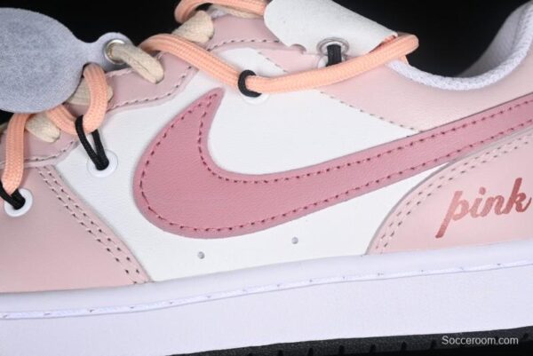 Nike Court Borough Low 2 GS Pink Rose Low-Top Sneakers - Image 9