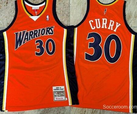 Men's Stephen Curry Orange Retro Classic Team Jersey