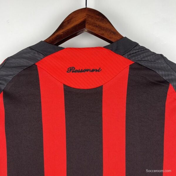 Retro 08/09 AC Milan Home Long Sleeve Jersey - Image 7