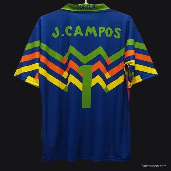 Retro 1994 Mexico Jorge Campos Goalkeeper Pink Jersey - Image 2