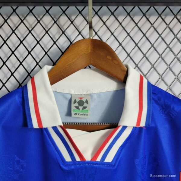 Retro 1998 Croatia Away Blue Jersey - Image 2