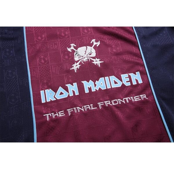 Retro 2011 West Ham United x Iron Maiden Away Jersey - Image 9