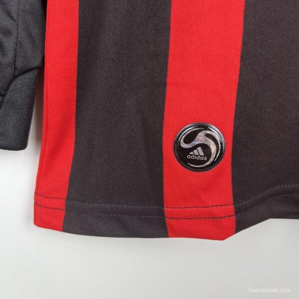 Retro 08/09 AC Milan Home Long Sleeve Jersey - Image 8
