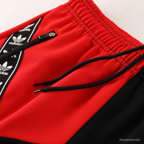 23/24 Adidas Original Wine/Red Full Zipper +Pants - Image 14