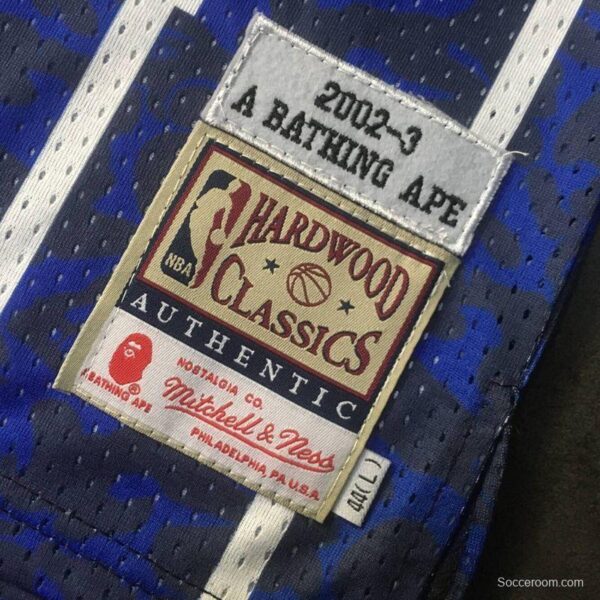 Men's BAPE Blue Retro Classic Team Jersey - Image 5